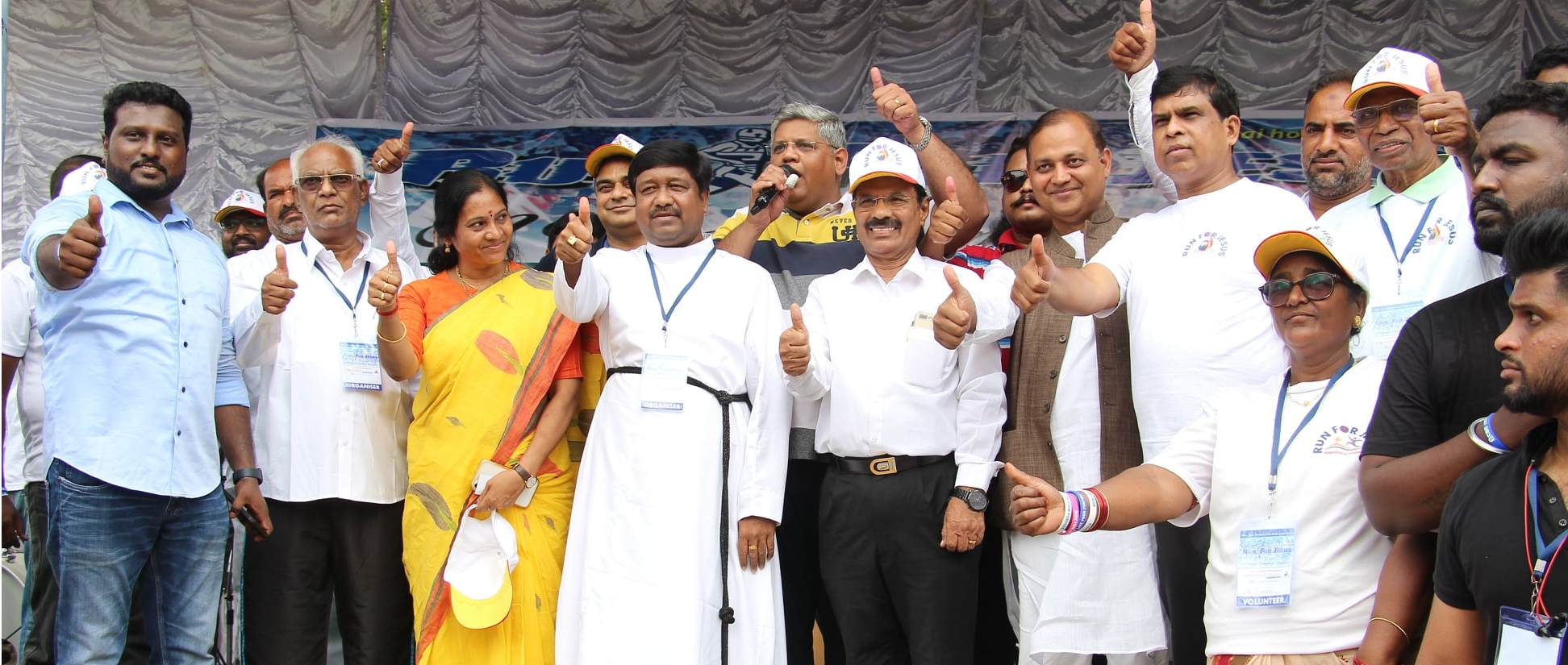 About Run for Jesus banner